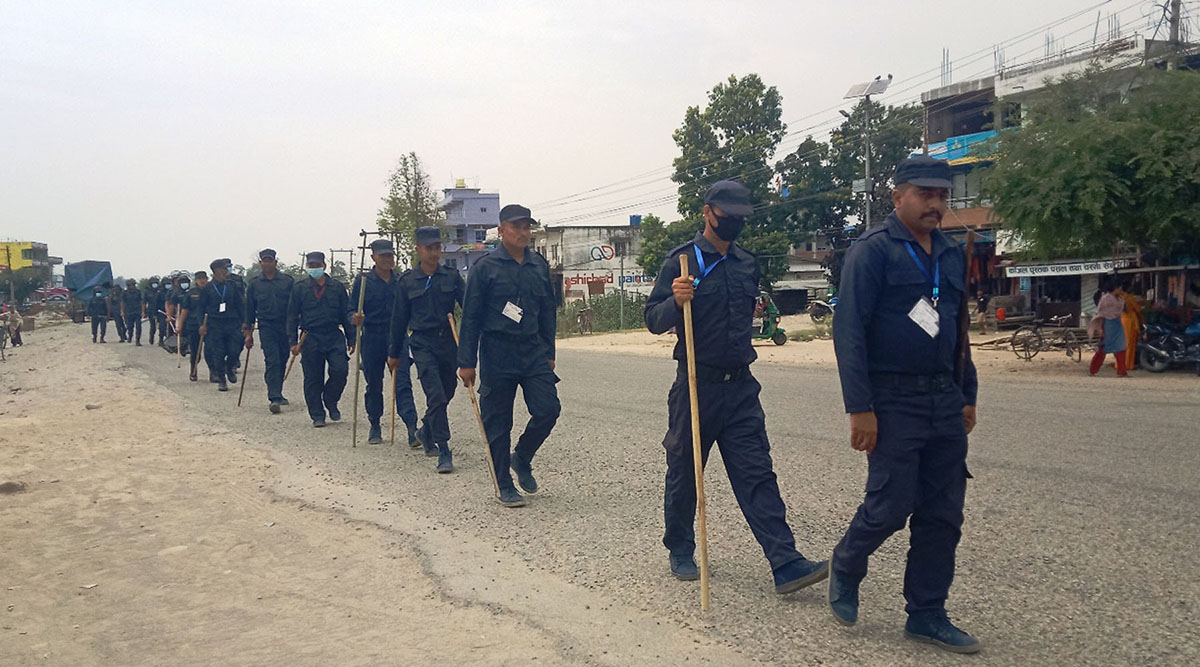 सुरक्षामा खटिएका म्यादी प्रहरी