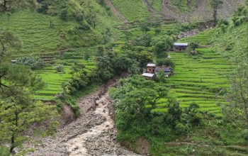 बाढी पहिरोले बाजुराका ६५ घरपरिवार विस्तापित