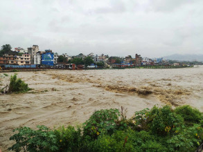 बागमती नदीले खतराको तह पार गर्‍यो, सतर्कता अपनाउन आग्रह