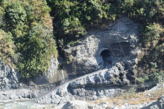 राहुघाट जलविद्युत् आयोजनाकाे ६० प्रतिशत सुरूङ निर्माण पुरा