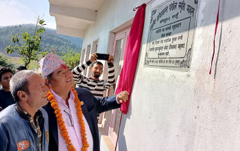 बन्दिपुरमा शहीदकाे स्मृतिमा भवन निर्माण, मन्त्री श्रेष्ठद्वारा उद्घाटन