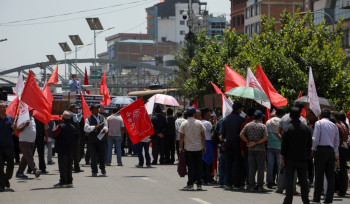 प्रमाणीकरणविरुद्ध काठमाडौंमा प्रदर्शन