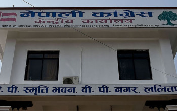 नेपाली कांग्रेसको शुभकामना र चियापान आज