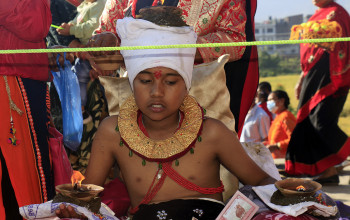 भक्तपुरमा रक्सीले मात्तिएकाे रागाेकाे वधसहित ब्रह्मायणी जात्रा शुरू, यस्ताे छ जात्रा गर्नुकाे रहस्य