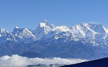 पाथीभरा क्षेत्रबाट देखिएको कञ्चनजंघा हिमशृङ्खला