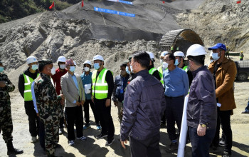 प्रधानसेनापति र रक्षा सचिवद्वारा फास्ट ट्रयाकको निरीक्षण