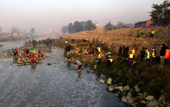 वाग्मती सफाइ महाअभियान ४४२औँ हप्तामा प्रवेश, बढ्न थाल्याे अभियानकर्मीकाे सहभागिता