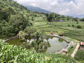 बागलुङको पर्यटकीय गाउँ भकुण्डेकाे 'बराह' ताल