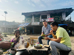 पूर्वी तराईमा भाक्का खानेको भीड