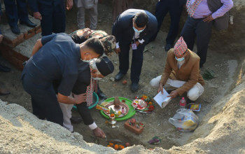 दश कराेडकाे लागतमा नमूना भेटेरीनरी अस्पताल निर्माण शुरु