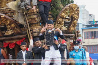 ललितपुरको जाउलाखेलमा यसरी भोटो देखाइयो ( फोटो फिचर)