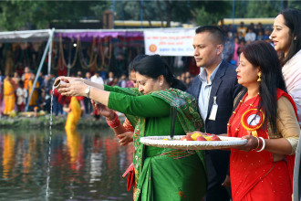 छठपर्वले सभ्य र सुसंस्कृत समाज निर्माणमा अग्रसर हुने प्रेरणा प्रदान गरोस् : राष्ट्रपति