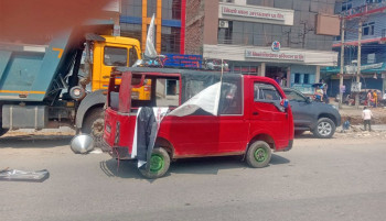 काँग्रेस निकट युवकको हत्या विरोधमा चितवनमा प्रदर्शन, पूर्व–पश्चिम राजमार्ग बन्द