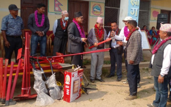 ६ वटा सामुदायिक वनलाई अग्नि नियन्त्रक औजार