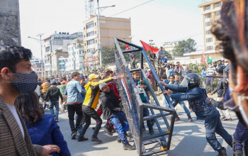 एमसीसीको विरोधमा नयाँ बानेश्वर क्षेत्र पुनः तनावग्रस्त 