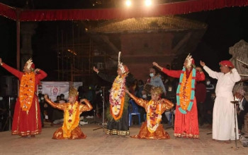 उपत्यकाकाे तीन सय वर्ष पूरानाे कात्तिक नाच शुरू