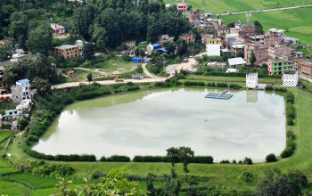 पनौती बिजुली घरको पानी पोखरी