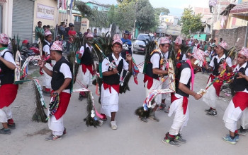 काेराेना महामारीका कारण थारू समुदायकाे मयुर नाच ओझेलमा