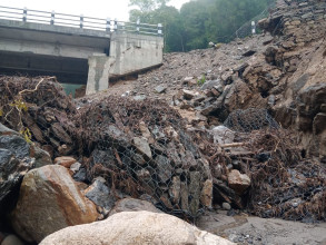 बाढीपहिरोले भाेजपुरकाे लेखर्कमा करोडौँको क्षति