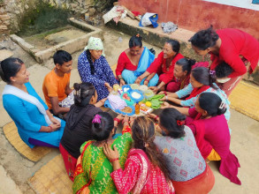 आमा समूह : गर्भवती पोषण नाङ्लो कार्यक्रम शुरू