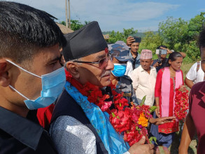 विकास, समृद्धि र व्यवस्था रक्षाका लागि संघर्षरत छु : अध्यक्ष दाहाल