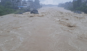 तिनाउ नदीमा खतराकाे तह पार, उच्च सतर्कता अपनाउन आग्रह