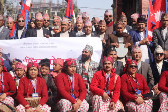 नेपाली पोशाक तथा टोपी दिवसमा काठमाडौंमा र्याली (फोटो फिचर)