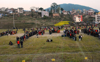 नेपाली कांग्रेसको १४औँ महाधिवेशन : चुनावी चहलपहल (फाेटाेफिचर)